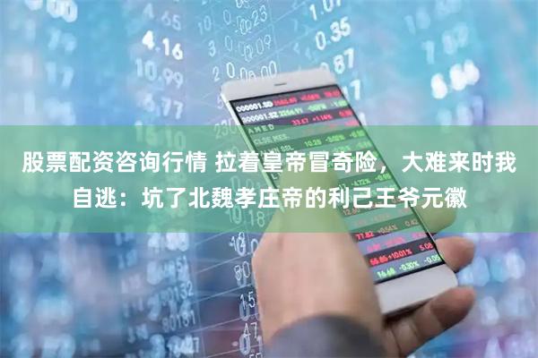 股票配资咨询行情 拉着皇帝冒奇险，大难来时我自逃：坑了北魏孝庄帝的利己王爷元徽
